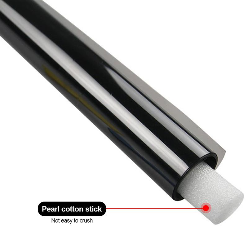 Car Window Privacy Tint Film w/ Pearl Stick 3*0.5M Auto Vinyl Anti Look Glass Sticker Foils Ceramic Solar UV Protector Sunshade