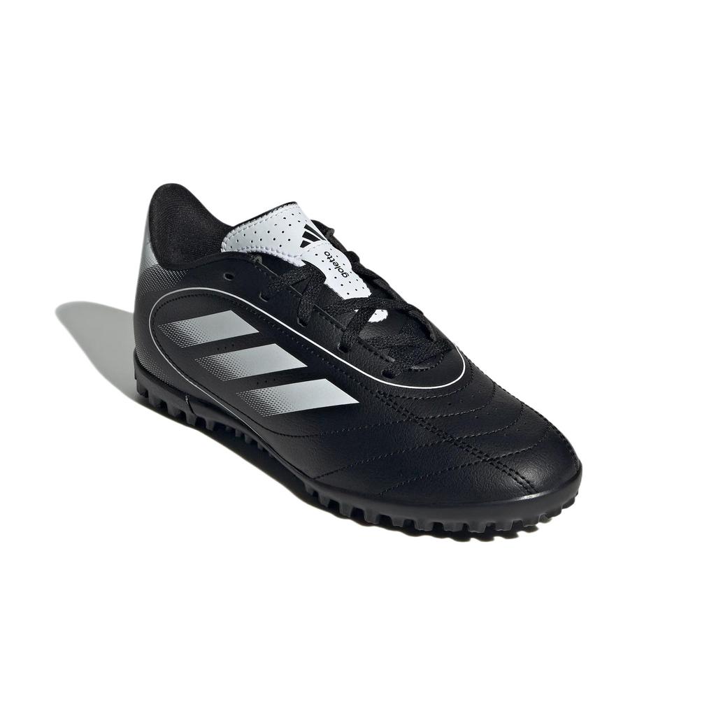 Adidas Goletto 9 Synthetic Leather Comfortable Fit Durable Low Top Soccer Shoes Kids Soccer Shoes Black White IH0101