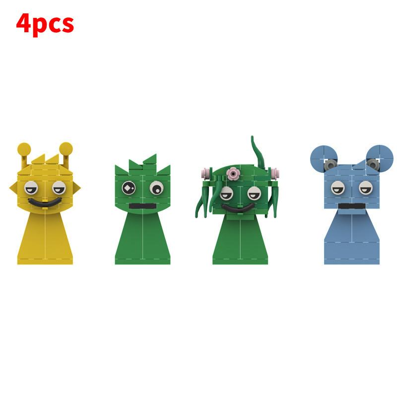 Building Incredibox Sprunki Blocks Set Construction Educational Toy Game Diy