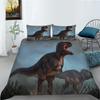 Cartoon Dinosaur Digital Printing Bedding Two Or Three Piece Digital Printing Polyester