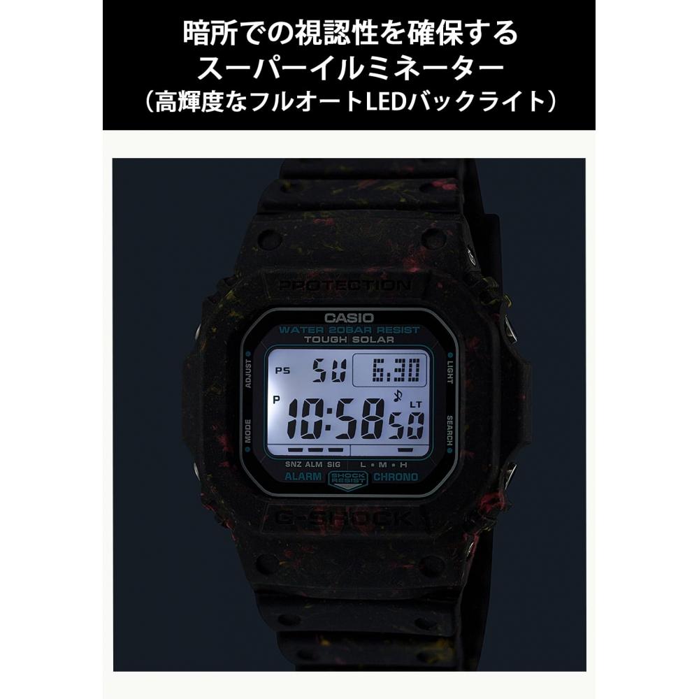 G-SHOCK [Casio] Часы Tough Solar Waste Resin Recycling G-5600BG-1JR мужские черные
