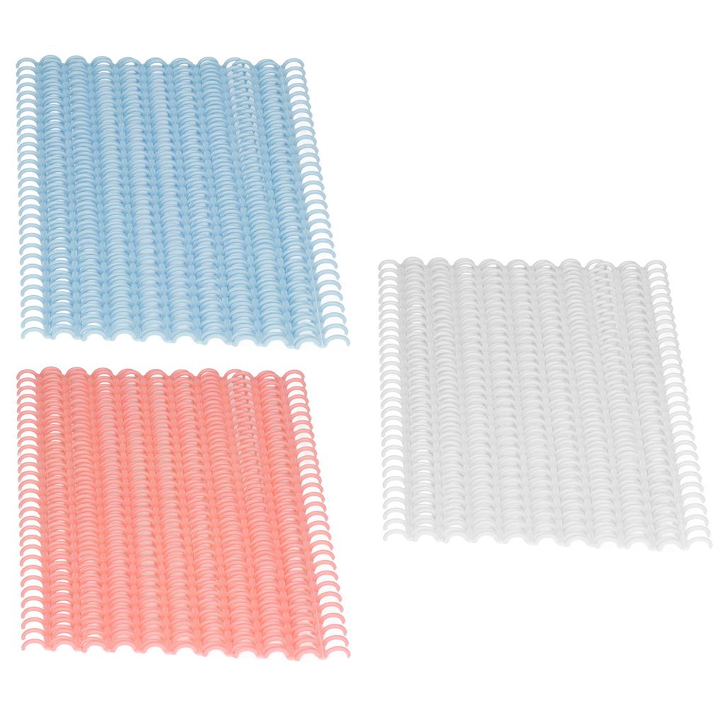 10 шт. переплетных корешка 30 отверстий диаметром 12 мм, режущиеся пластиковые проволочные переплетные корешки для школы