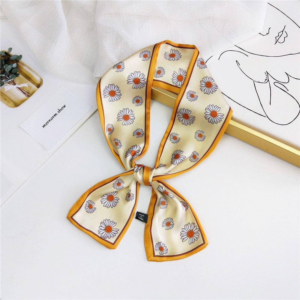 Pingjiao новый стиль весна и осень профессиональное украшение универсальный маленький шелковый шарф женский шарф узкий длинный ремень для волос галстук сумка пояс