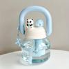 New Portable Straw Water Bottle, high-temperature resistant wide-mouth plastic space cup, suitable for multiple daily scenarios and holiday gifts.