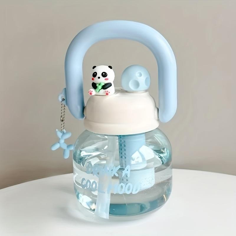 New Portable Straw Water Bottle, high-temperature resistant wide-mouth plastic space cup, suitable for multiple daily scenarios and holiday gifts.