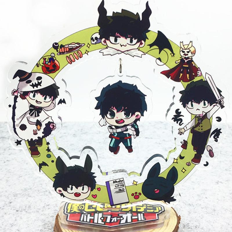 Игровая аниме-геройская академия, акриловая подставка для персонажей, брелок для ключей, акриловая подставка для фигурки, окрашенный декор стола, украшение, подарок