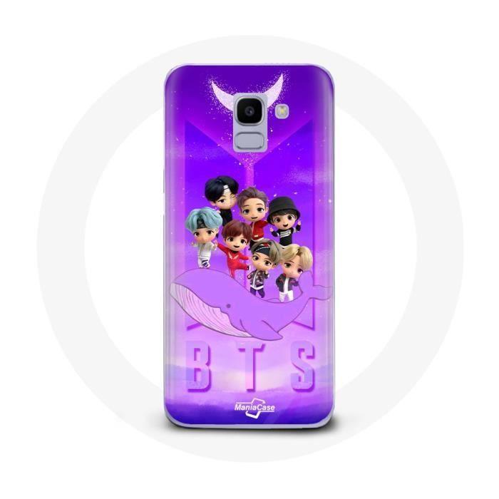 Чехол для Samsung Galaxy A6 2018 BTS TinyTAN Анимация Постер RM Jin Suga J-Hope Jimin Jungkook И V Zero O’Clock