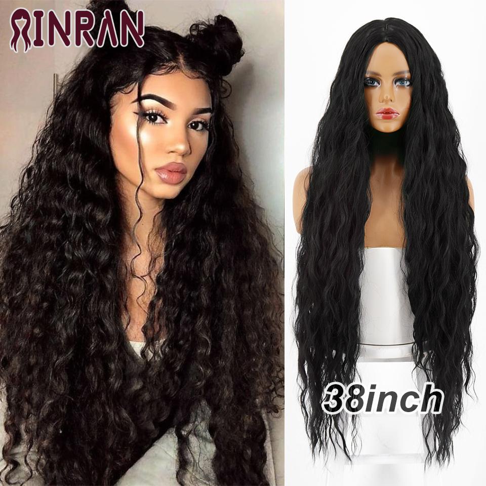 XINRAN Короткий вьющийся парик блондинки для чернокожих женщин, афро-кудрявый вьющийся парик с челкой, синтетический натуральный бесклеевой парик с эффектом омбре, коричневый блондин, парик для косплея