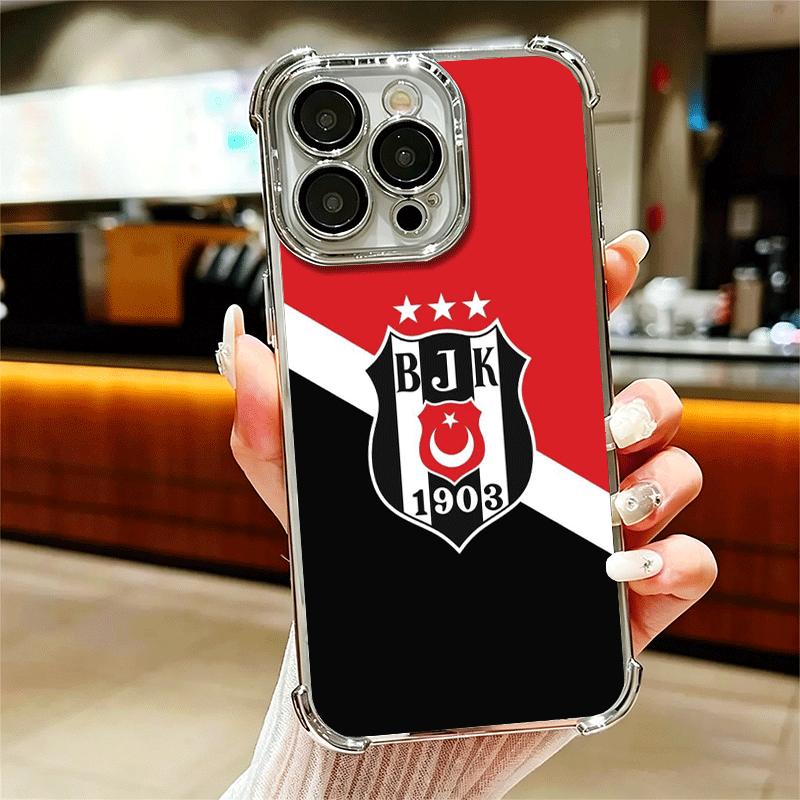 B-Бешикташ B-BJK Турция Покрытие Чехол для Телефона Для Iphone 16 17 Pro Max Air 16E 14 15 Plus 12 13 Mini Противоударный Подушка Безопасности Чехол