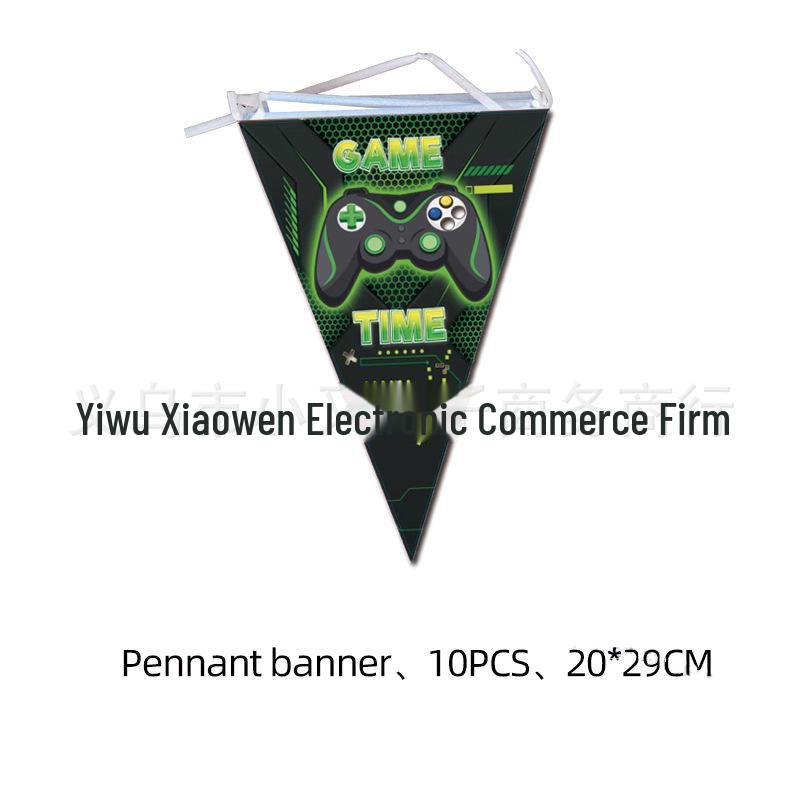 Игровой контроллер для вечеринок: Включает бумажные тарелки, чашки, полотенца и украшения.