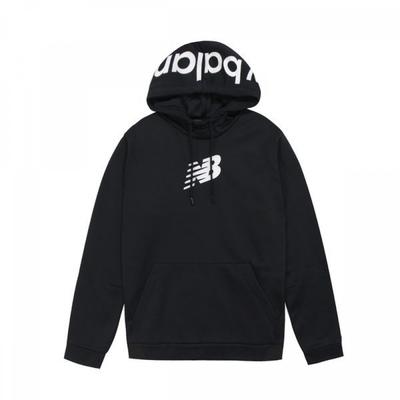 New Balance Новая футболка Val Tenor City Nb HiT Functional Brushed Hooded T shirT черного цвета amT93023 Bk