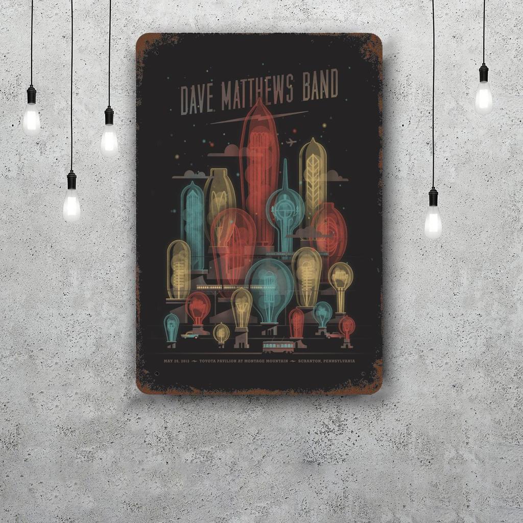 dave matthews band Metal Signs wall decor Vintage Tin Signs Captain Metal Poster Decor for Bar Pub Club Wall Decoration