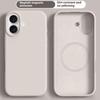 Чехол для iPhone 16, совместимый с MagSafe, жидкий силикон+ПК, чехол для телефона
