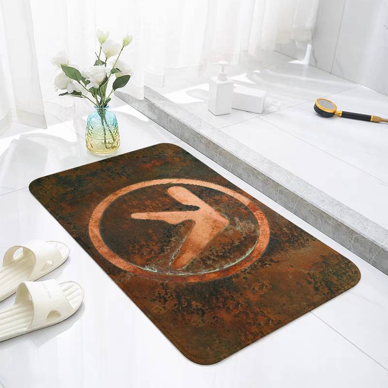 A-Aphex Twin DJ Floor Mat Bathroom Absorbent Mat Simple Door Dirt-resistant Mat Home Kitchen Mat Foot Mat Entry Mat