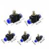 Plastic Tee Valve with Adjustable Flow Control for Garden Irrigation - Compatible with 4mm To 12mm Pipes KTY