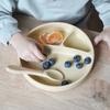 Silicone Baby Feeding Set 3 pieces 6m+ Yellow MinikOiOi