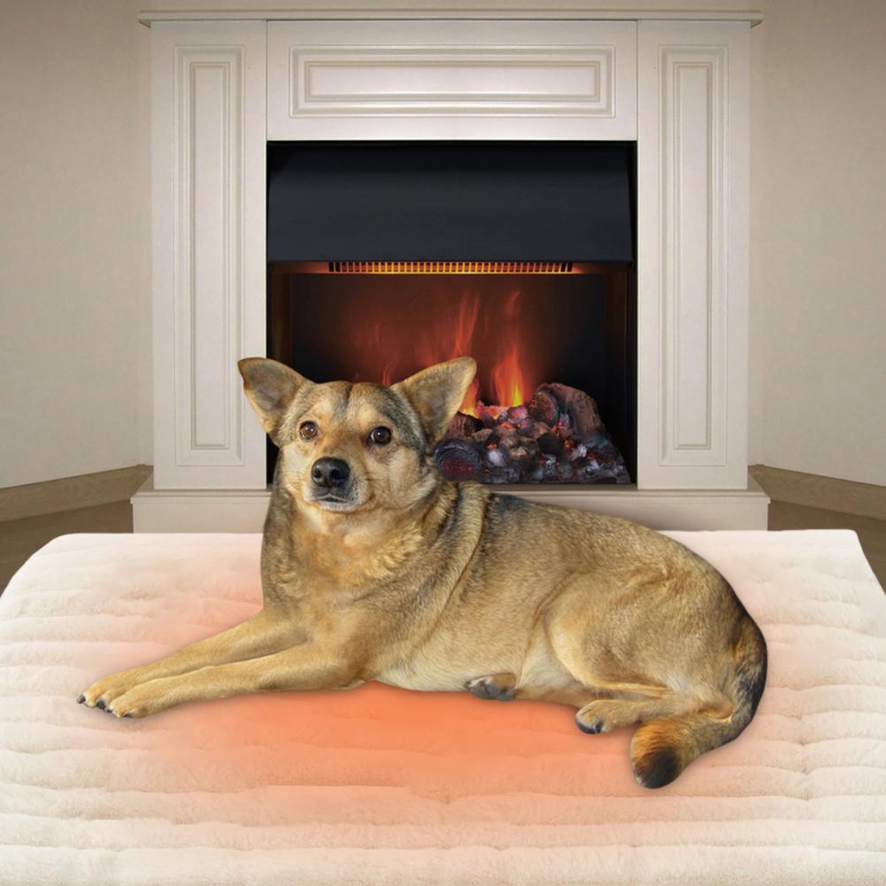 Pet Safety Pad Cozy Self-warming Cat Bed Pad for Indoor Outdoor Mat with Non-slip Bottom Thermal for Indoor