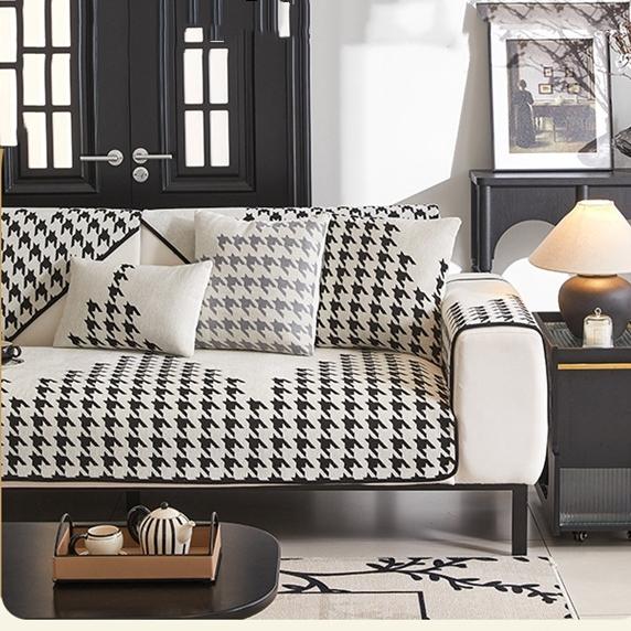 Современный простой чехол для дивана Stooth, все включено, шенилл, универсальный защитный чехол для дивана на все времена года, пылезащитный коврик для мебели, одеяло