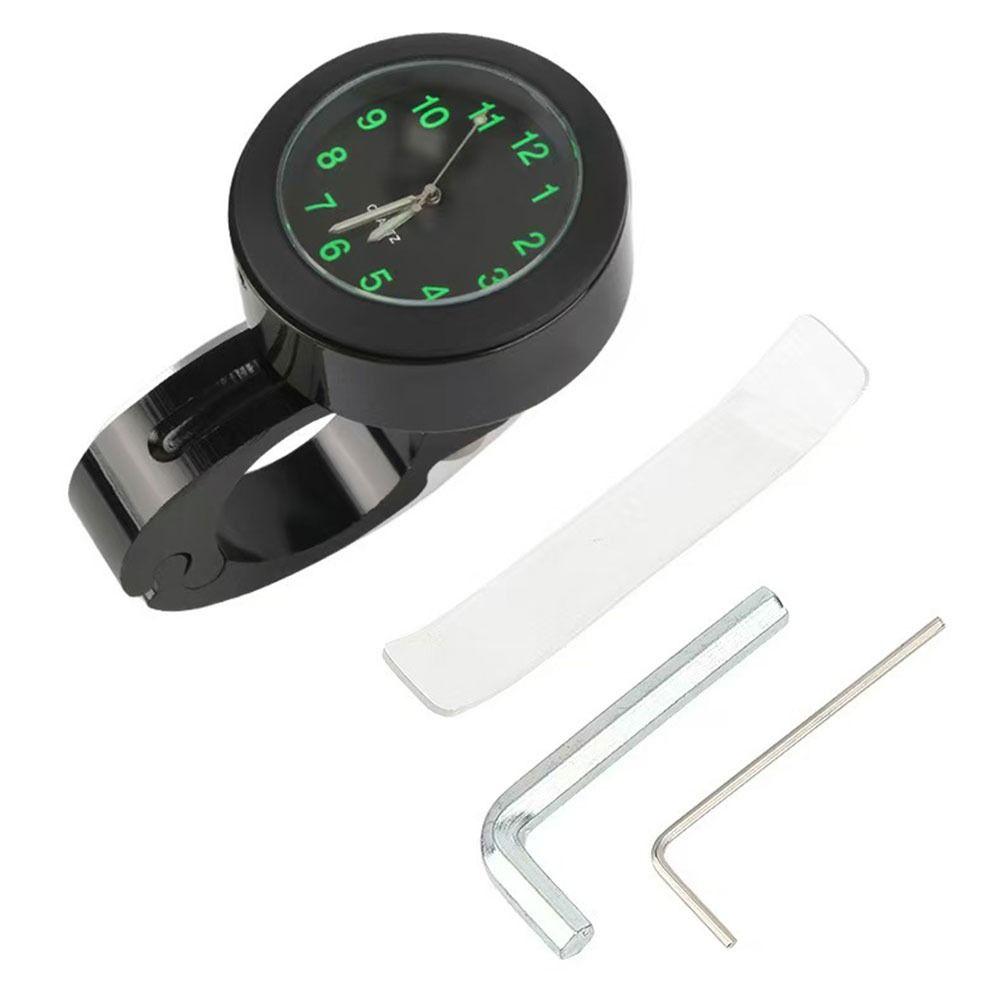 Aluminum Housing Handlebar Mount Clock Waterproof Luminous Clock Electric Vehicles