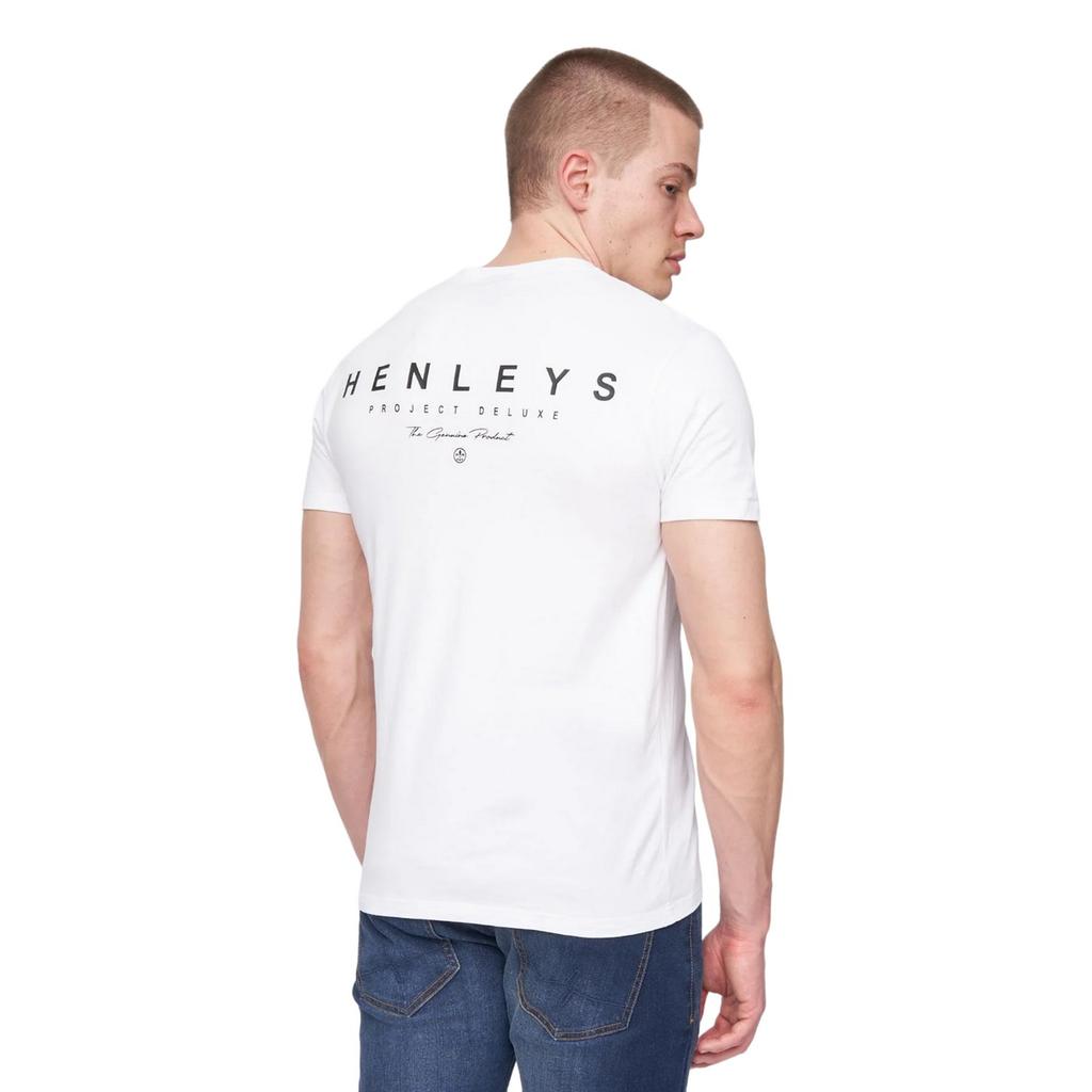 Henleys Mens Metafone Logo T-Shirt