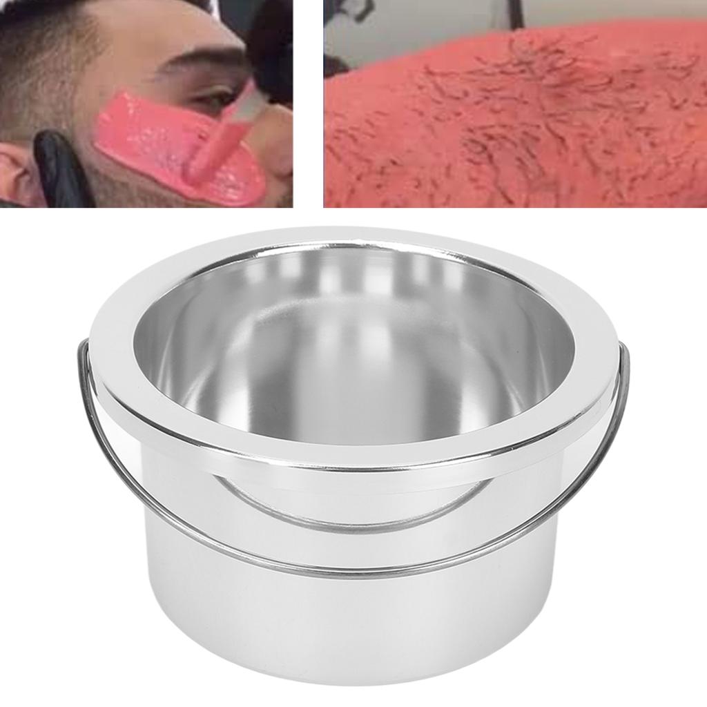 Сменный горшок для воскоплава 100 мм, портативная чаша для воска для депиляции, аксессуар для машины для удаления волос, серебристый