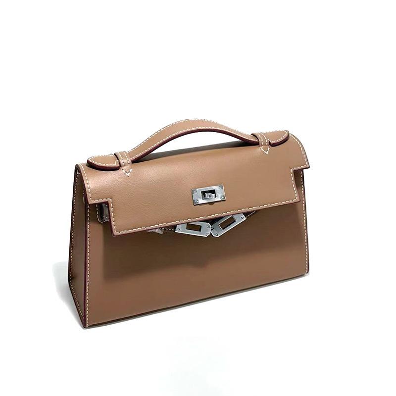 Весна и лето новая кожаная мини сумка через плечо портативная цепочка женская сумка легкая роскошь