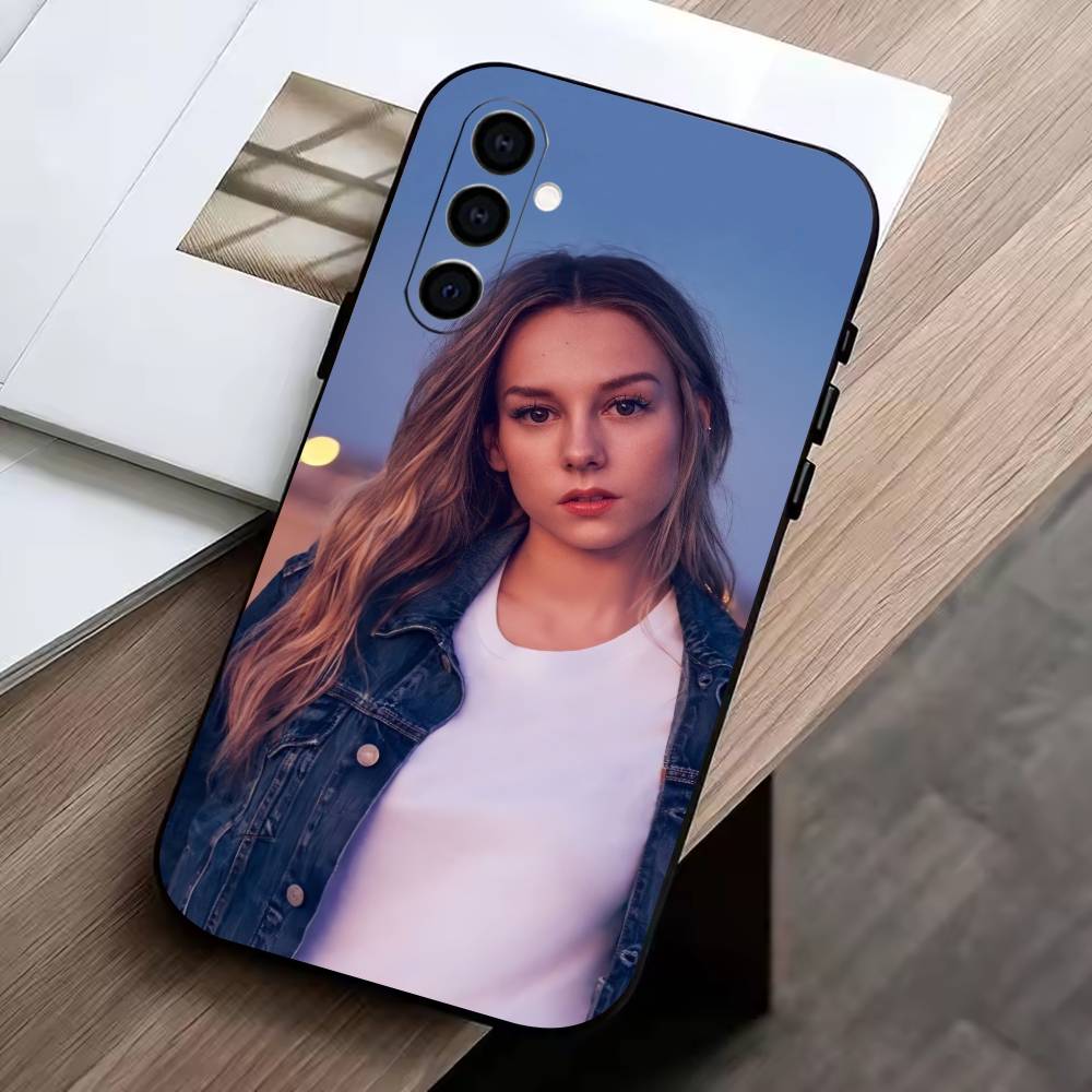actor E-Ester Exposito Phone Case For Samsung Galaxy A73,A72,A71,A70,A53,A52,A51,Soft Silicone Black Cover