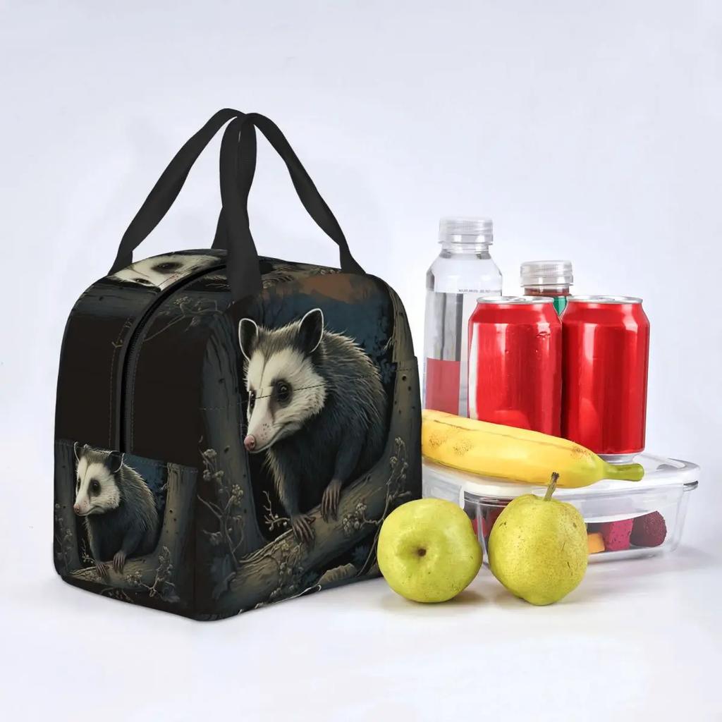 Сумка-холодильник Hungry Opossum для женщин, водонепроницаемая, для животных, домашних животных, термосумка для обеда, пляж, кемпинг, путешествия