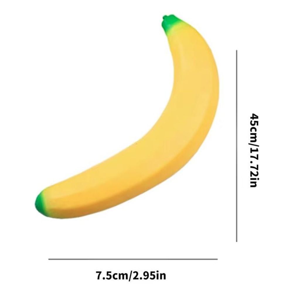 Sensory Simulated Banana Vent Toy Release Hand Slow Rebound Toy ADHD Support