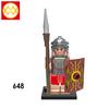 Medieval Knights Roman Commander Spartan Crusader Viking Warrior Middle Age Army Soldier Block Toys