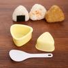 3Pcs/Set Triangular DIY Sushi Mold Press Onigiri Rice Ball Set Practical Baby Rice Molds  for Home