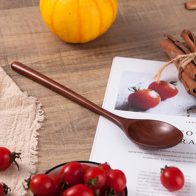 1 шт. деревянная ложка столовая посуда кухонная утварь инструменты суповая чайная ложка кейтеринг кухонная утварь инструмент кофейная суповая чайная ложка