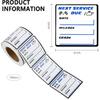 300PCS Car Oil Change Stickers For Windshield - Next Service Due Sticker,2"X2" Removable Vinyl Stickers For Most Cars Trucks SUVs