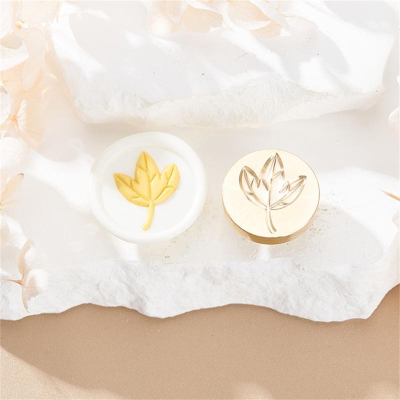 Серия «Фруктовые растения» Сургучная печать для рождественских конвертов, открыток, свадебных приглашений, декор, латунная печать с клевером для воска