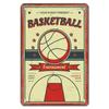 Sports Ball Game Posters Vintage Metal Tin Signs Decor Plaque Billard Bowling Rugby Football Home Wall Decor Room Decoration
