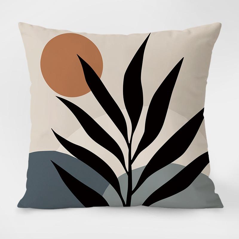 Simple Geometric Pattern Pillowcase Dormitory Decoration Office Living Room Sofa Home Pillowcase