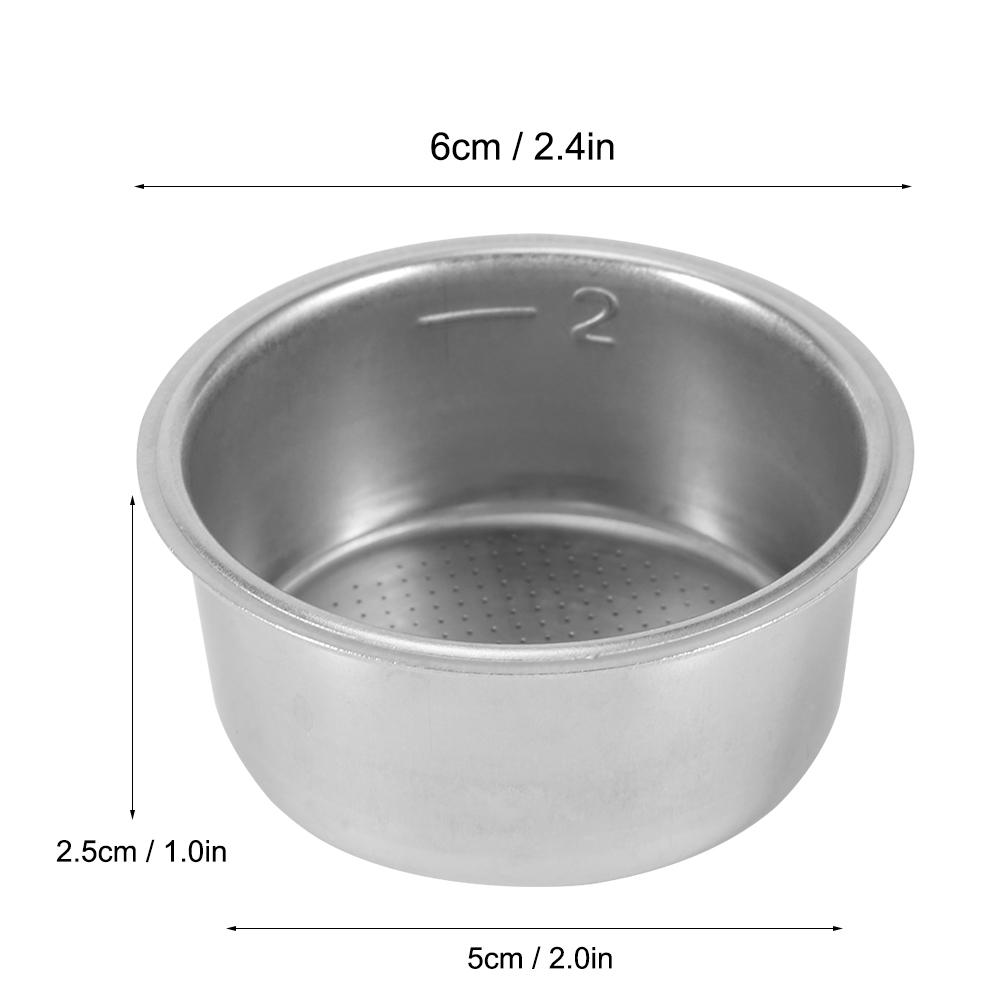 Аксессуары для фильтр-кофеварки из нержавеющей стали для кофемашины высокого давления 51 мм