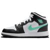 Air 1 Mid GS Green Glow Kids Sneakers White Black DQ8423-103