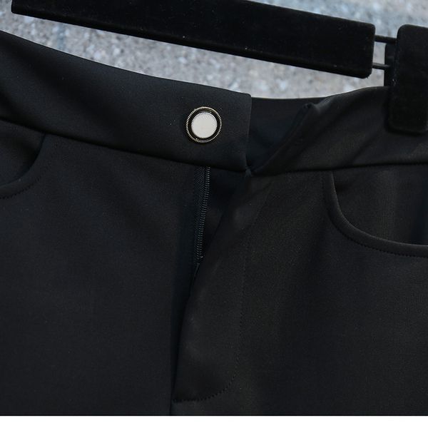 Плюс Размер Женская Осенняя Рубашка с Квадратным Воротником Темперамент Женская Талия Тонкая и Маленькая Костюм Из Двух Частей