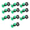 10PCS Plastic Sprayed Nozzles Tractor Replacement Parts Durability Corrosion Resistant Agricultural Sprayer Accessories