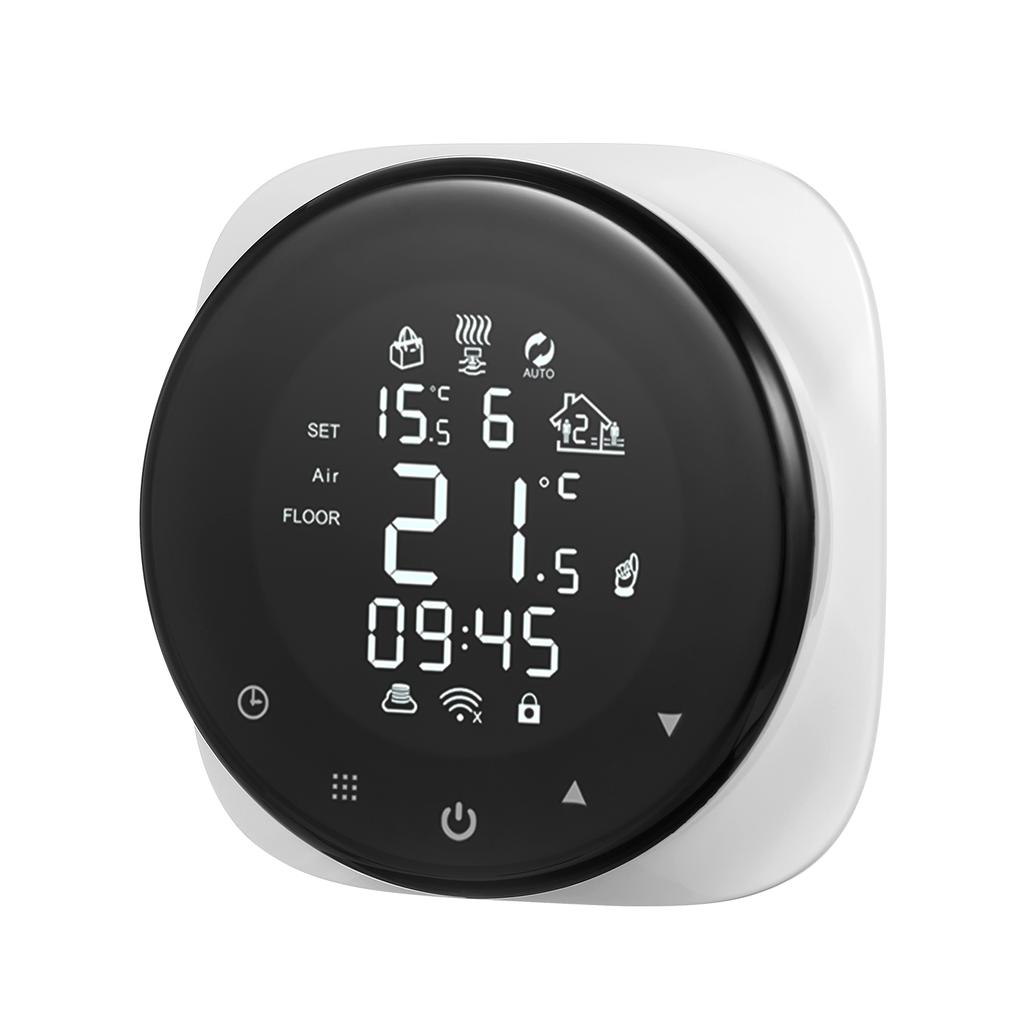 Tuya Wifi Smart Thermostat Цифровой регулятор температуры Управление с помощью приложения ЖК-дисплей Сенсорный экран Неделя