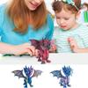 Multi-jointed 3D Printed Dragon Simulation Dragon Model Toy Flying Dragon Figures  Home Decor