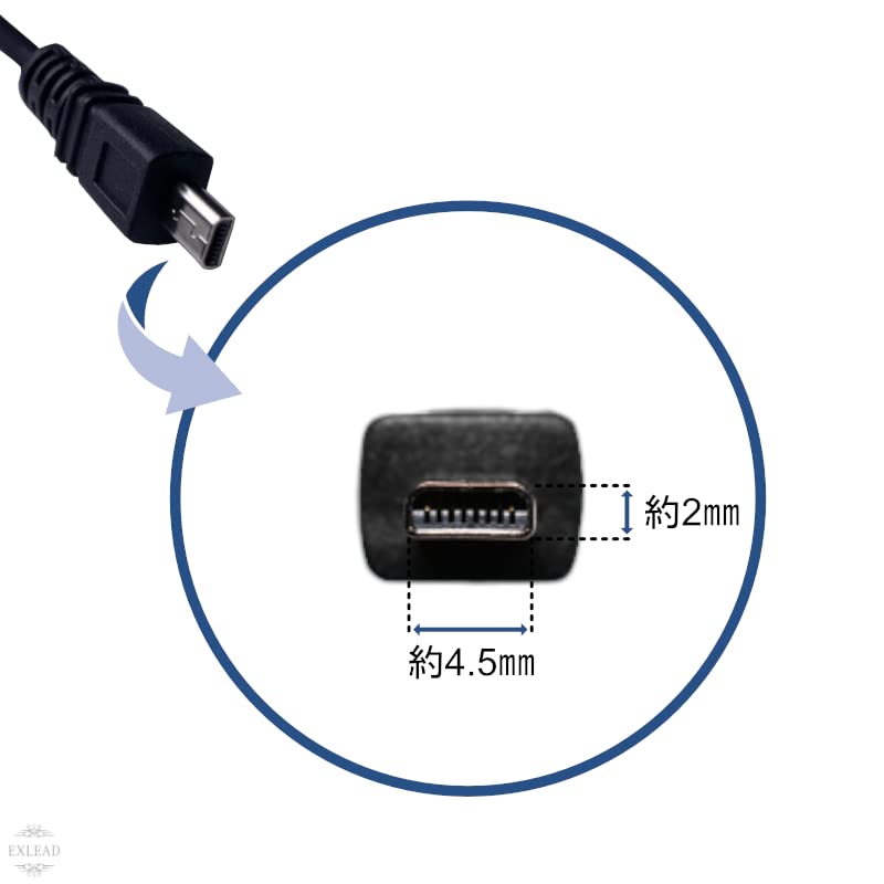 Nikon Nikon USB Cable Compatible 8 Pin USB Connection Cable Charging Cable for Digital Camera Coolpix S3000 S3100 S3200 S8000 S100 S203 S230 P7000