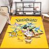 Cute Pikachu Friends Anime Carpet Printing Doormat Fashion Doormat Dormitory Decoration