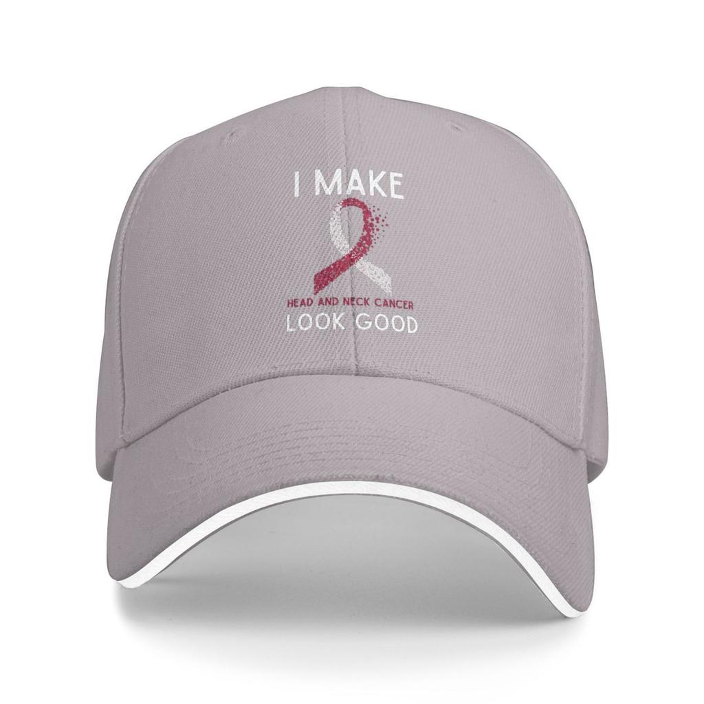 Head And Neck Cancer Awareness Ribbon Warrior Baseball Caps Snapback Baseball Hats Breathable Casual Casquette for Men And Women