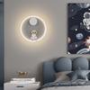 Creative Children Room LED Wall Lamp for Bedroom Bedside Study Aisle Living Modern Astronaut Wall Sconce Luster Lighting Fixture