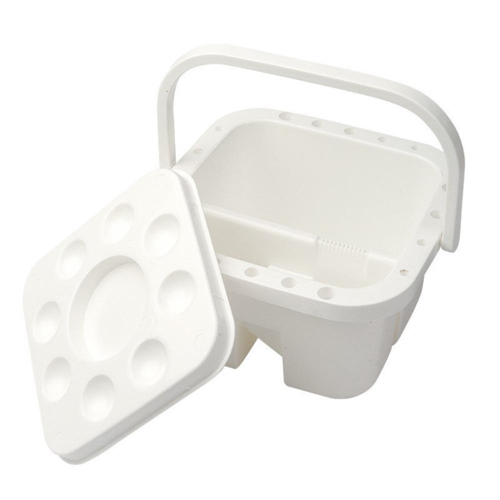 Multifunctional Brush Washer Bucket Handheld Portable Paint Brush Washer Easy To Clean Professional Painting Brush Holder