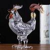 Glass Bottle Sealed White Spirit Bottle Household Glass Zodiac Chinese Chicken White Wine Empty