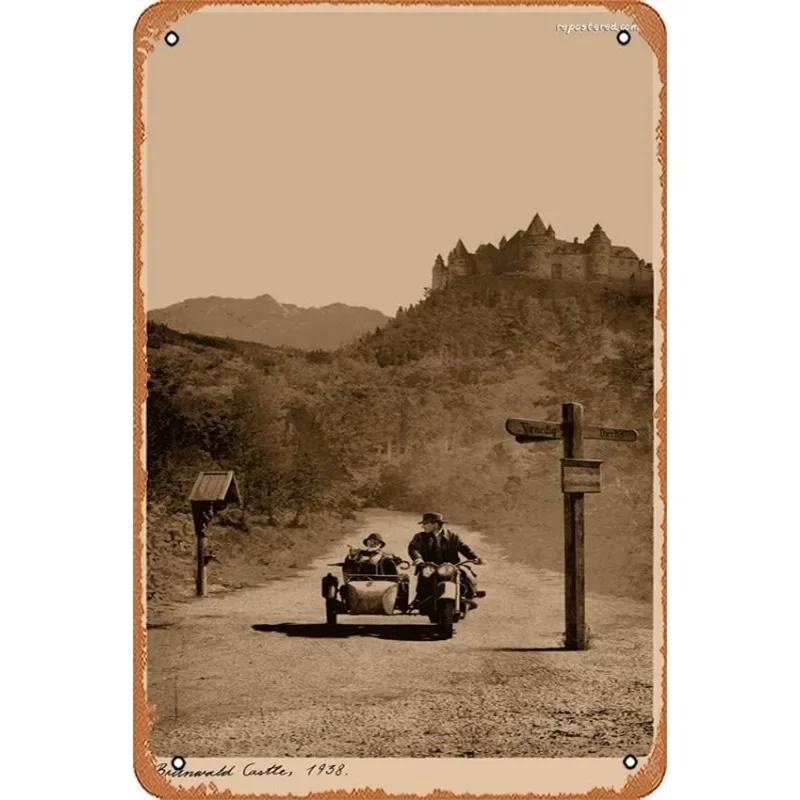 Классический Киноплакат из Жести Индиана Джонс Металлическая Вывеска Ретро Промышленный Настенный Декор Табличка Бар Гараж Дом Жестяной Знак Художественные Пластины