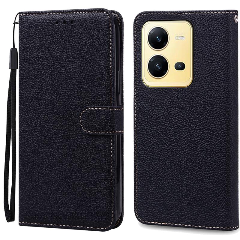 Для Vivo X80 Lite чехол Роскошный кожаный кошелек флип чехол для Vivo X80 Lite 5G чехол Силиконовый чехол для Vivo X80 Lite Fundas Shell